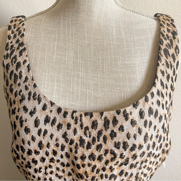 Diane Von Furstenberg Arianna Leopard Seath Dress | Size 10 - Picture 3 of 16
